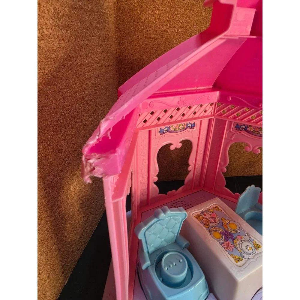 Fisher-Price Little People Disney Princess Songs Palace Gazebo Bridge Garden Set